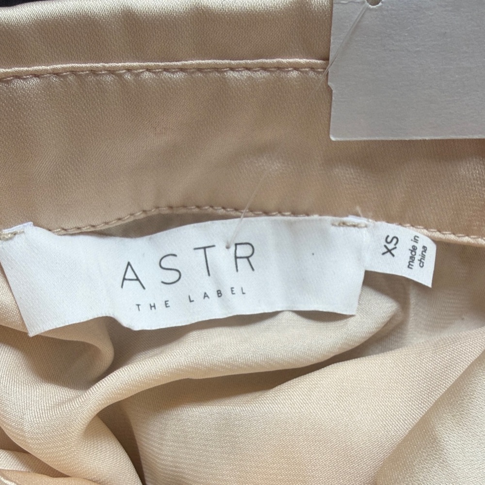 ASTR Cream Long Sleeve Button-Up Shirt - Picture 2 of 3
